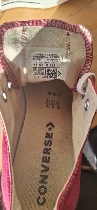 Tenis Converse allstar tamanjo 38 fucsia