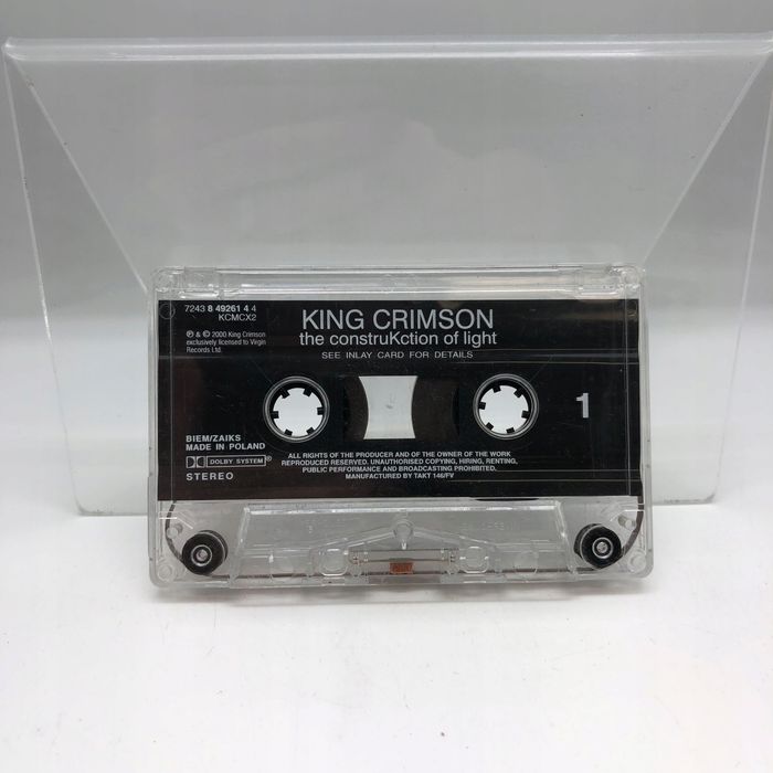 kaseta - king crimson - the construkction of light