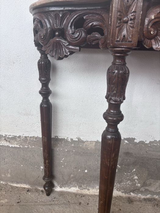 Mesa consola em mandeira