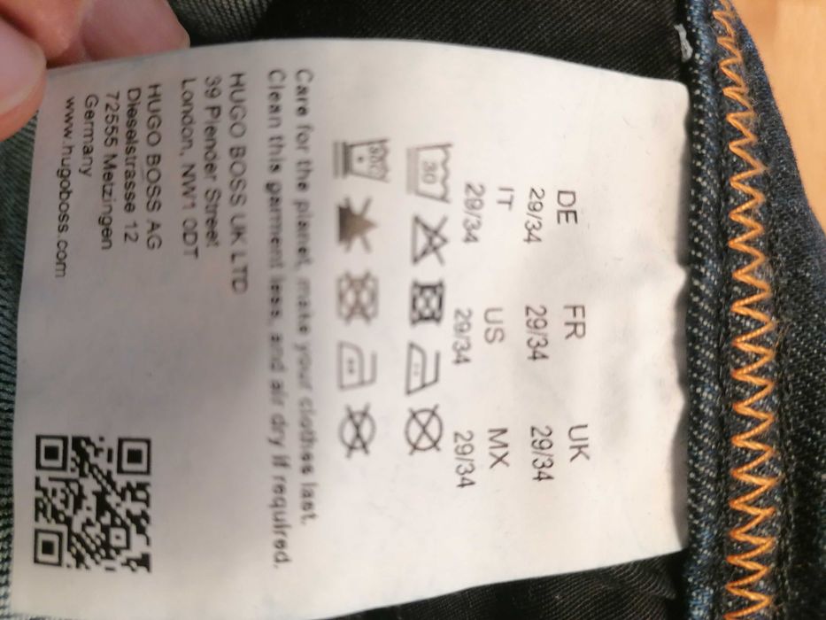 calças de ganga hugo boss