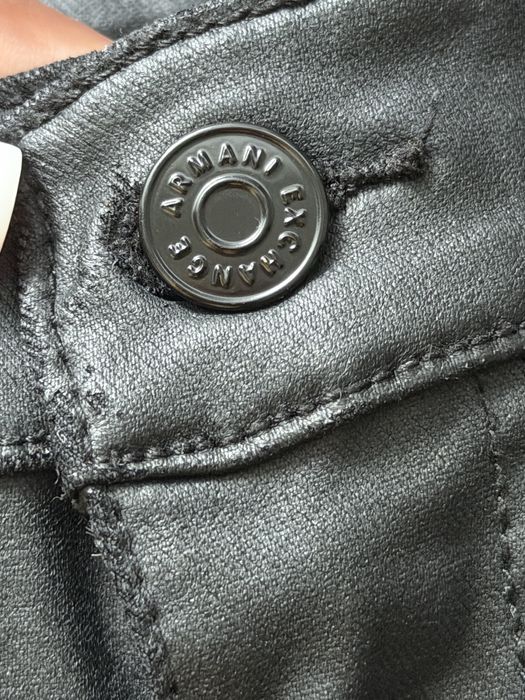 кожані брюки Armani Exchange