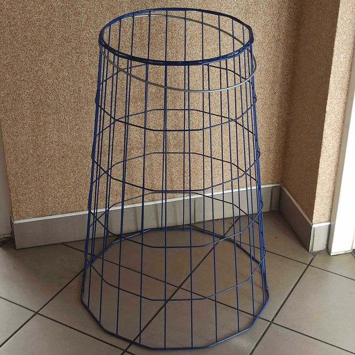 Kosz na śmieci druciany na duże worki do segregacji różne kolory