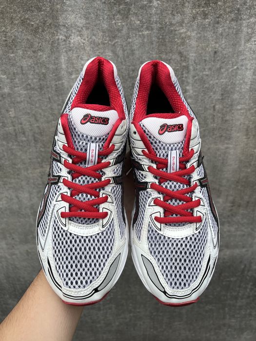 Мужские кроссовки Asics GT-2170 белого, красного и серого цветов.