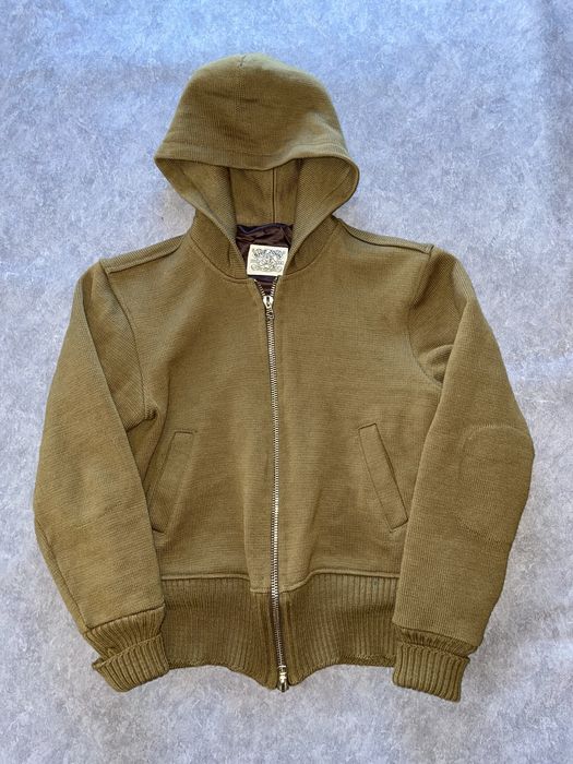 Мужская шерстяная кофта на молнии Dehen 1920 x Ship John Wool Made in USA
