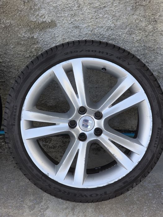 Jantes seat 5x100 R17 com pneus