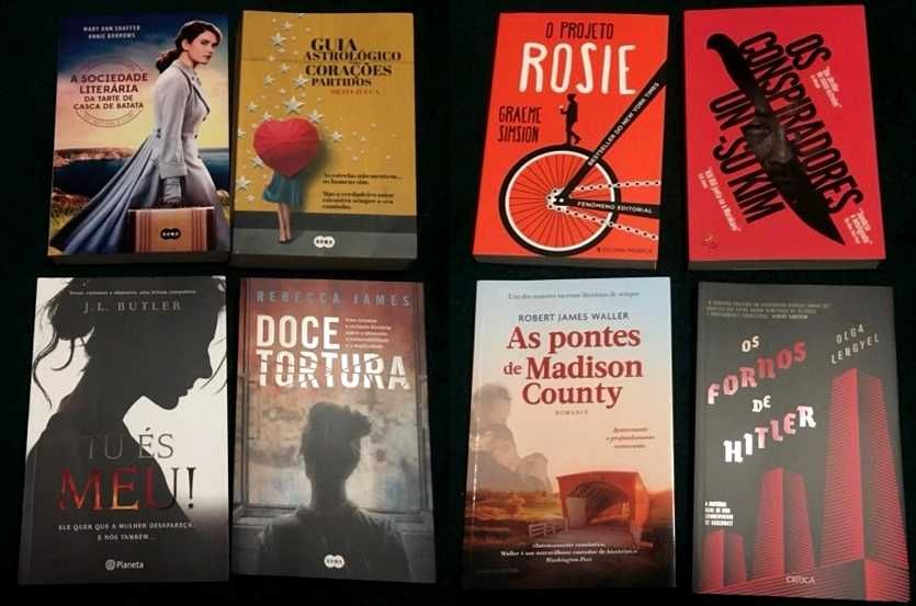 Livros de ficção e não-ficção (novos, nunca lidos!)