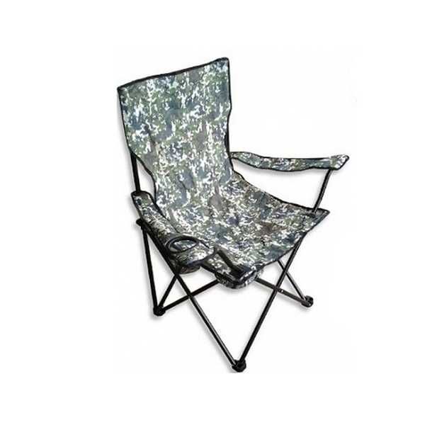 Стілець туристичний розкладний до 100 кг.для походів у чохлі Камуфляж