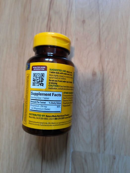 Nature Made Magnez Suplement Diety 250 mg
