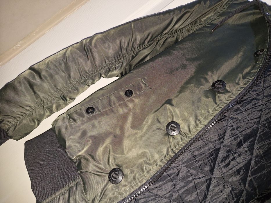 Oryginalna alaska siksilk S kurtka męska futerko