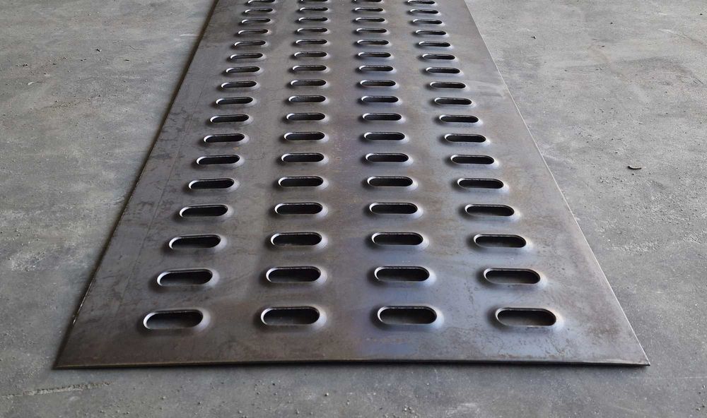 Blacha stalowa Lohr 50x200 cm Laweta Najazd Platforma Pomoc drogowa