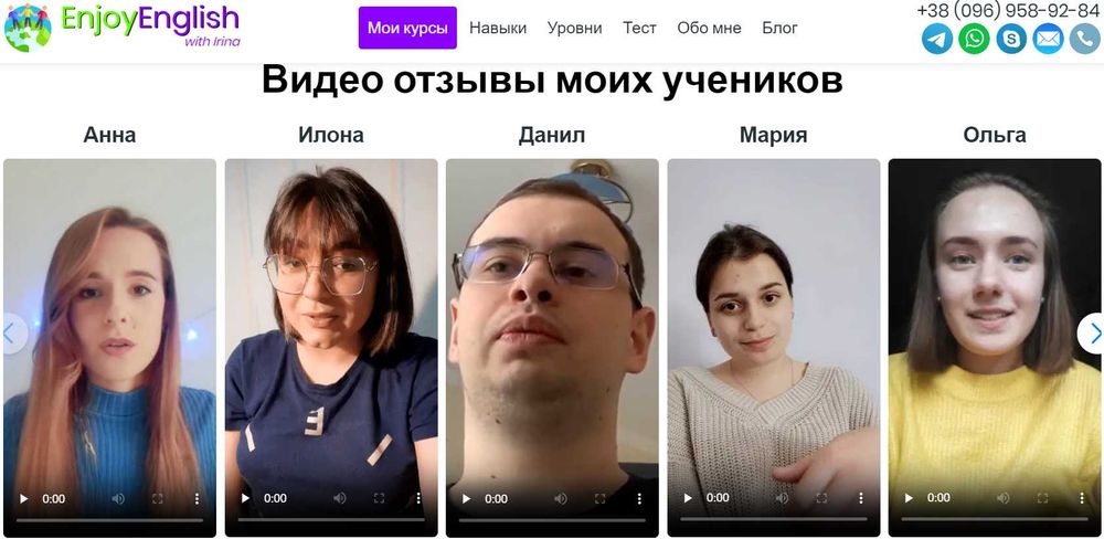 Репетитор/Викладач/Вчитель Англійської Мови Онлайн