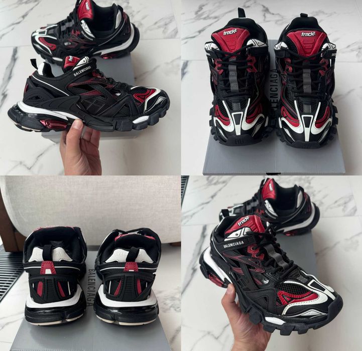Кроссовки Balenciaga Track 2.0 Black Red 36-45 Новинка Осени 2025! Топ