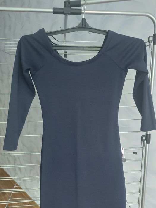 Платье мини облегающее