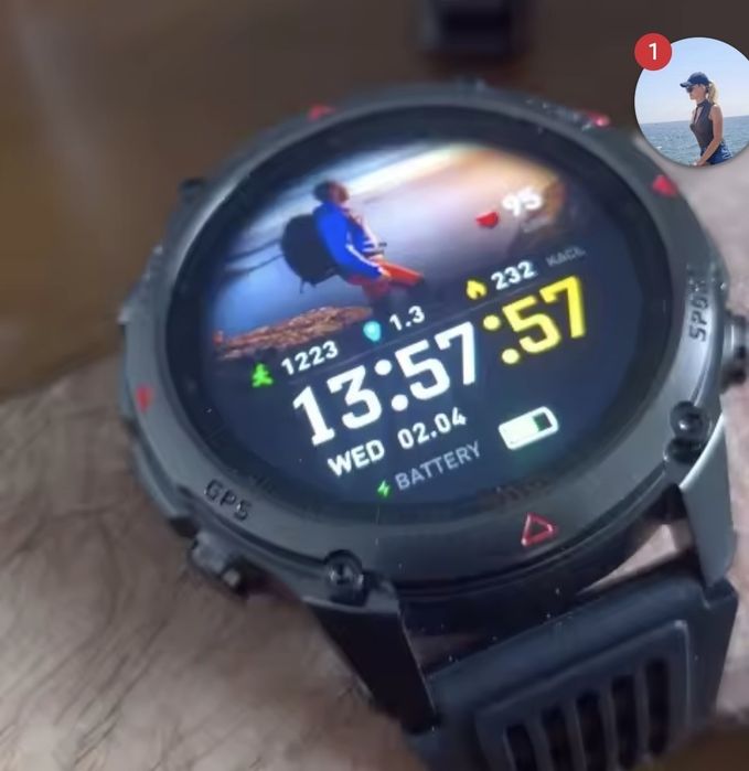 Smartwatch Outdoor GPS AMOLED | Rozmowy | Bateria 540mAh | PL