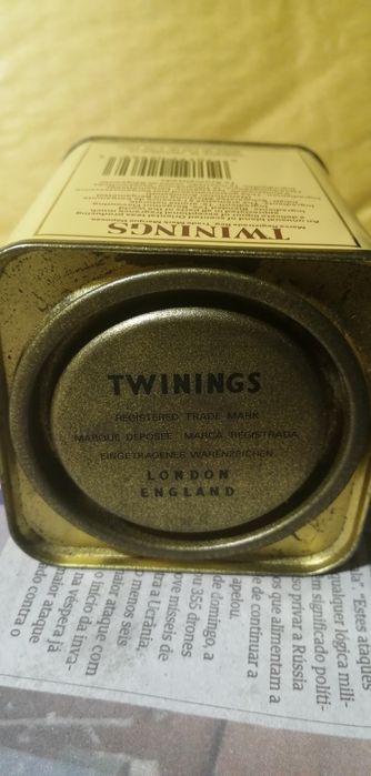 Lata de chá anos 80/ Sacor anos 60