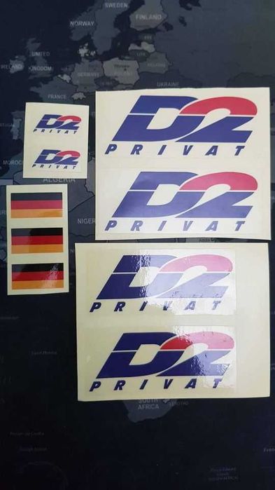 Tamiya Rc 1/10 D2 decals stickers set for Mercedes CLK Gtr Lm