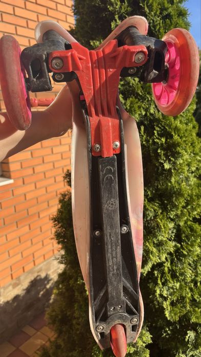 Самокат на 2-3 роки, рожевий