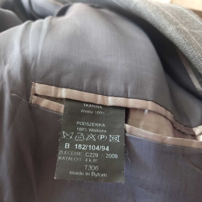 Męska marynarka BYTOM w rozmiarze 50/52.
