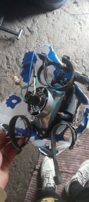 Briseira com luz para mota