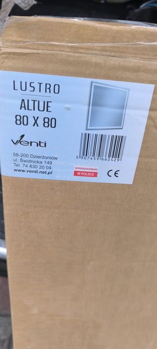 Lustro Altue LED 80x80 Venti nowe