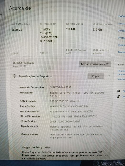 PCs All in One, Acer Aspire Z3-710