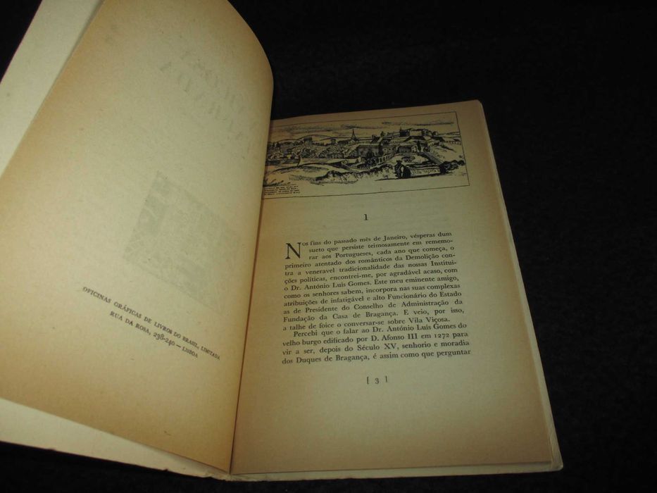 Livro Vila Viçosa Restaurada João Correia de Oliveira 1951