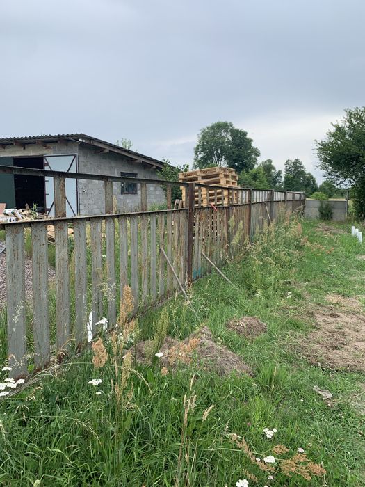Огорожа паркан б.у стовпці