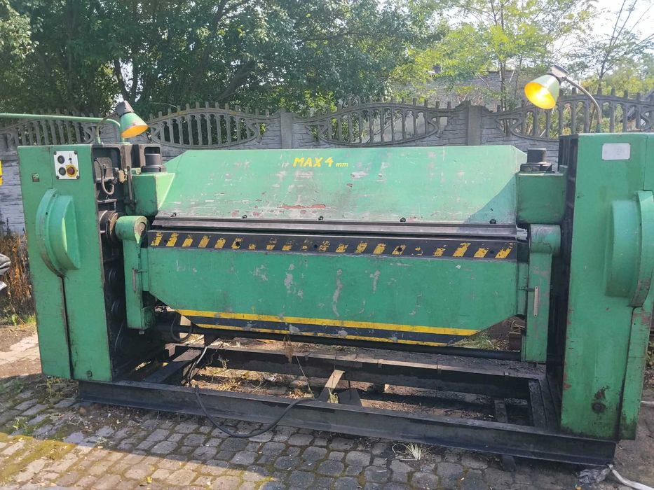 Zaginarka krawędziarka giętarka KM 4 + walcarka