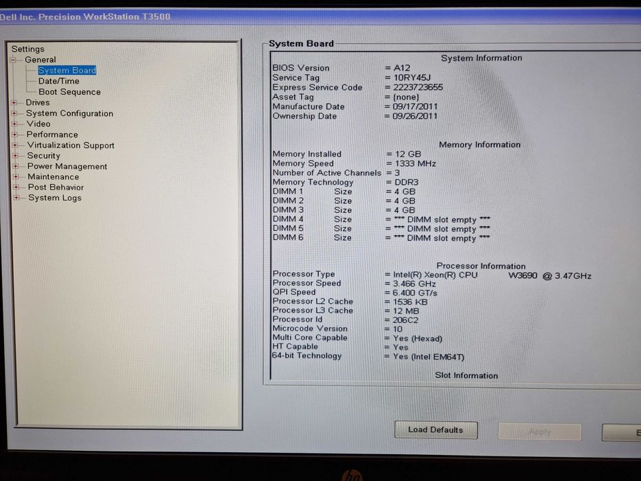 Dell T3500 Xeon W3690 12GB RAM NVidia Quadro 2000 stacja robocza