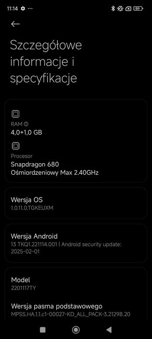 Redmi Note 11 4gb/64gb