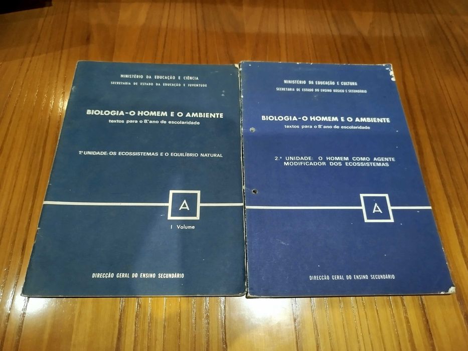 Cadernos de Biologia - O Homem e o Ambiente do 8º ano Ecossistemas