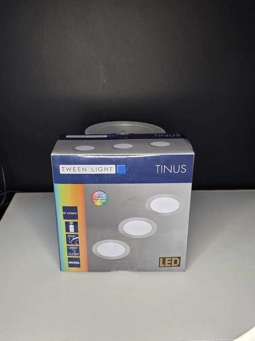 Zestaw 3 opraw LED wpuszczanych Tween Light Tinus – nowe w pudełku