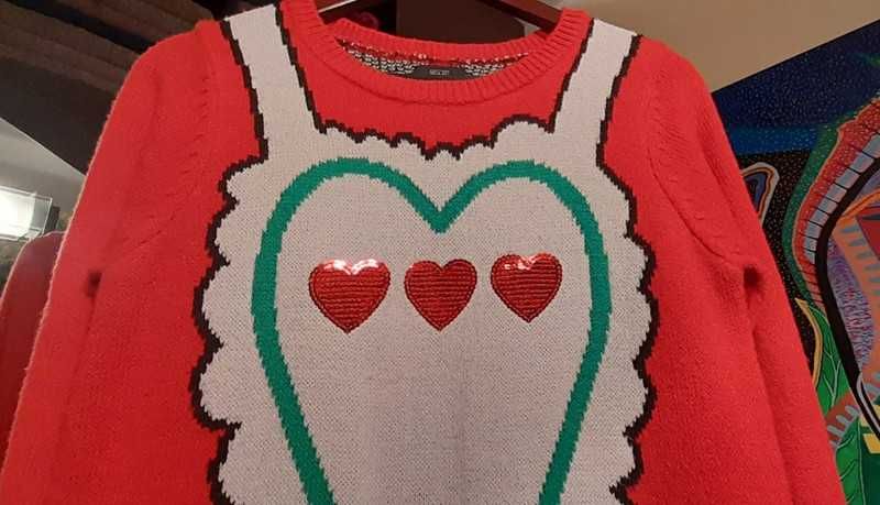 Sweterek świąteczny rozmiar S