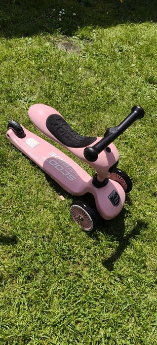Scoot&Ride 2w1 różowa