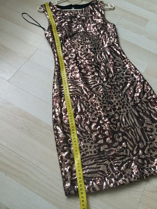 Sukienka cekinowa 146/152