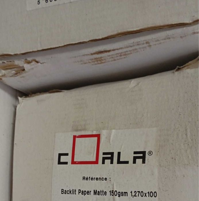 Rolo papel impressão matte 150grs 1,27x100m