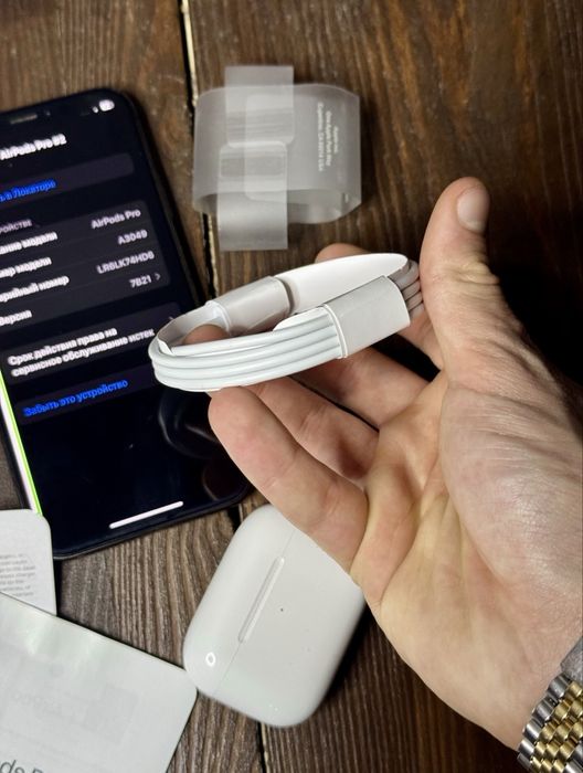 Навушники Apple AirPods Pro 2 з ANC, iPhone Android,Type-C, + Чохол