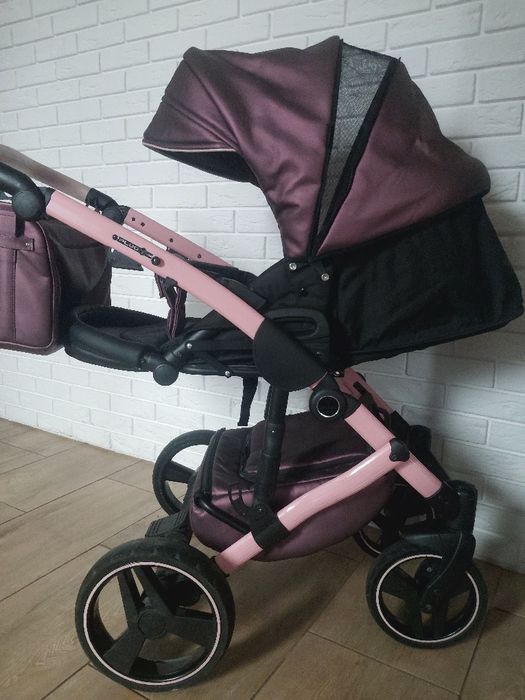 Piękny wózek. Tako Junama Fluo Line 3w1 róż WYSYŁAM