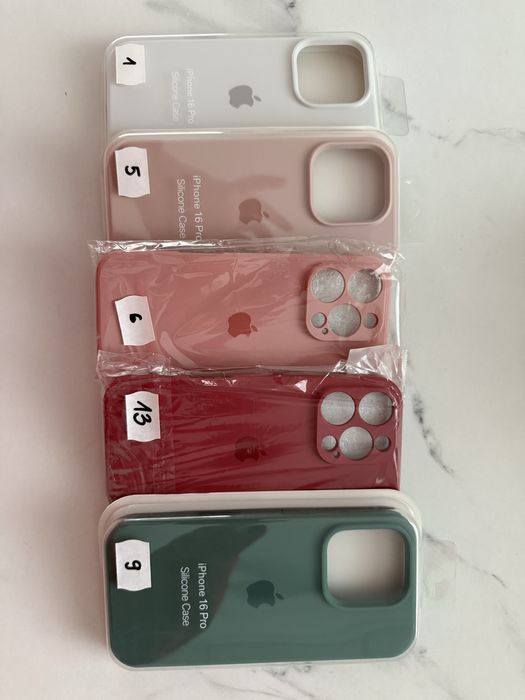 Silikonowe etui na iPhone 16 Pro