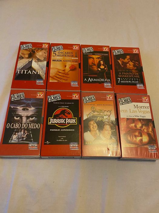 Coleção de VHS em Português Vários Titulos