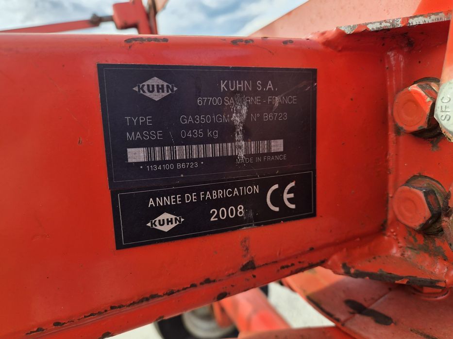 Zgrabiarka Kuhn GA 3501 GM. Brutto okazja.