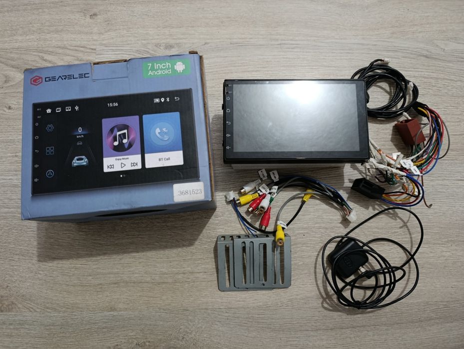 Rádio Android 7” Gmbelec completo