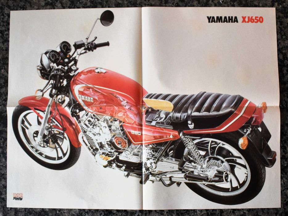 Poster Vitange - "Muppet Movie" 1979 - Rowlf / Yamaha XJ650