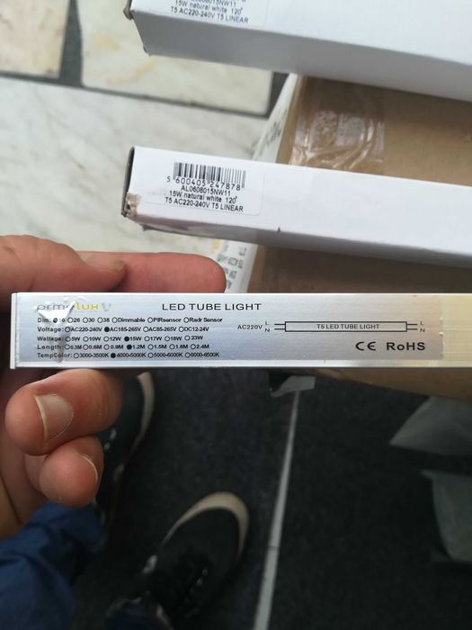 Réguas LED T5 15W 120CM