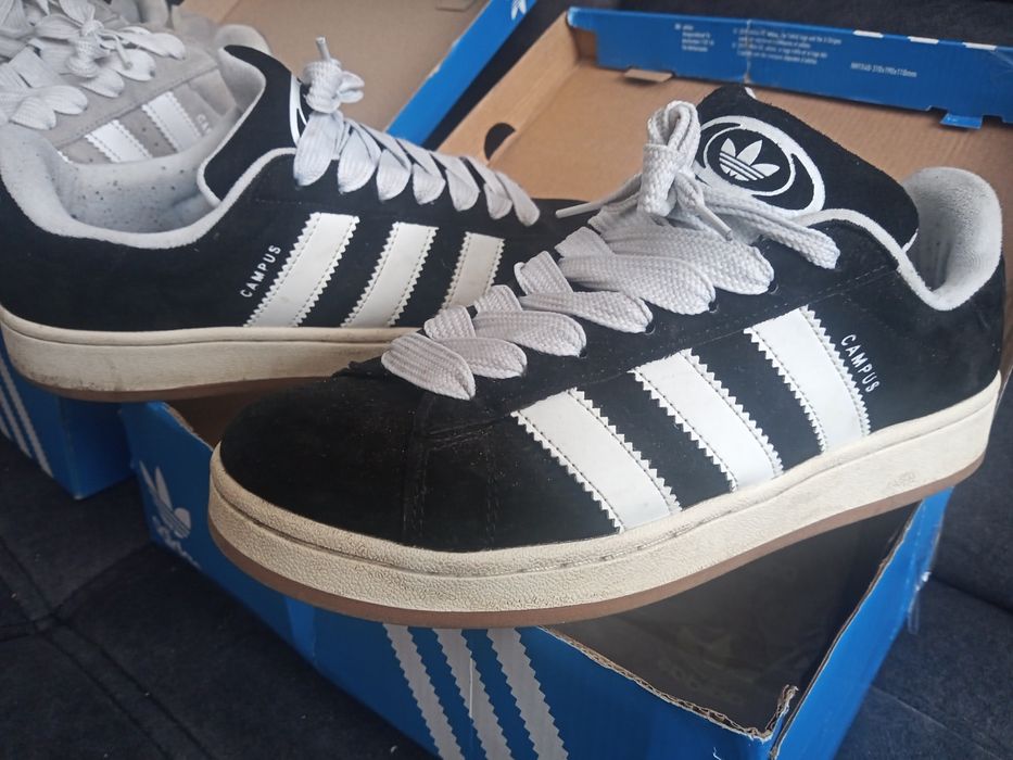 Buty Adidas Campus czarne Kartonik