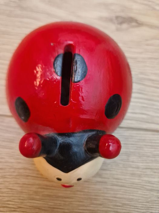 Skarbonka ceramiczna biedronka