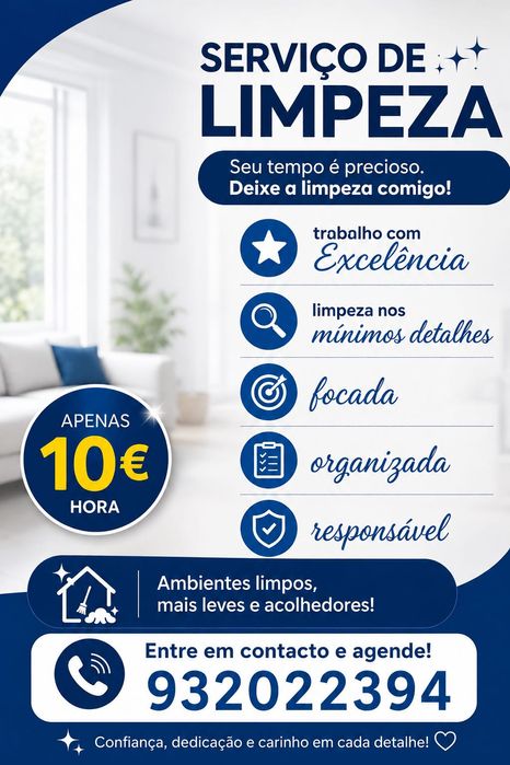Trabalho de limpeza