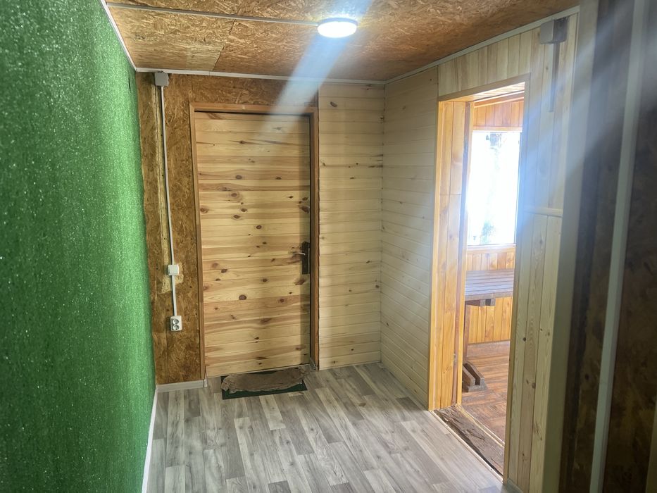 Лазня баня сауна на дровах на березі річки Псел