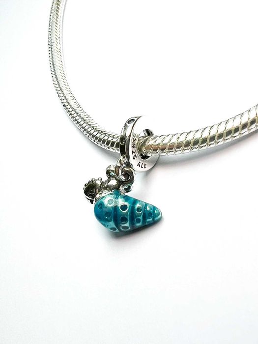 Charms do bransoletek modułowych próba 925 ślimak