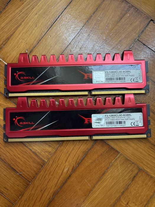 4GB DDR3 1600 x 2